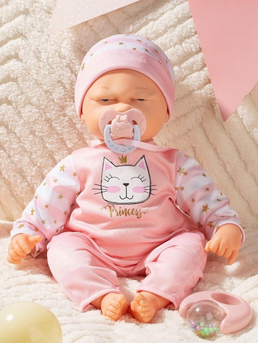 Interactive 16" Talking & Crying Baby Doll - Realistic Playtime Companion